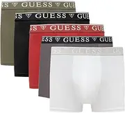 [GUESS] 5 Days Pack Boxer Trunks U4YG16K6YW1 Multicoloured F56E, Multicoloured F56e, S