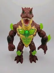 Beast Lab BL Dino Lord Terror Brown 8" T-REX Light Sounds & Roars ACTION FIGURE