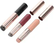 GANAZONO 3Pcs Nail Powder Applicator Brush Versatile Nail Art Tool for Blending and Applying Nail Powders for Professional Home Use Dusty