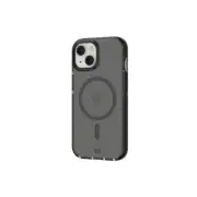 Tech21 Smokey/Black EvoClear w/MagSafe Protection Phone Case For Apple iPhone 15