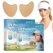 5 Pairs Sunscreen Face Patch Golf Sunscreen Patches Moisturizing Breathable Sun Protection Face Patch For Summer Outdoor Activities 01
