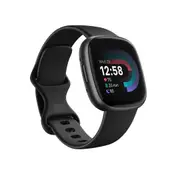 Fitbit Versa 4 Graphite AL Black Band - Excellent (Refurbished)