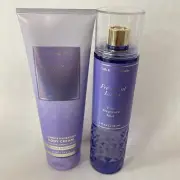 Bath & Body Works Fresh Cut Lilacs Mist & Body Cream Set *READ* Mist Missing Top