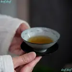 台灣出貨手繪青花茶杯 陶瓷茶具 中式茶道茶具 單品CIQI