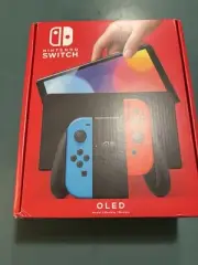 NEW Nintendo Switch OLED 64GB Neon Red Blue Joy-Con 2021 Newest+ FAST SHIPPING⭐