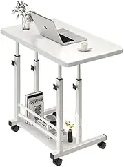 Foret Mobile Laptop Bed Bedside Study Desk Shelf Stand Adjustable Table 2 Colors White