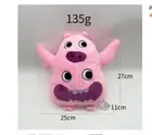 New cross-border hot selling 27cm pink pig stuffed plush doll cartoon