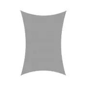 Coolaroo 5 x 3m Rectangle Stone Commercial Grade Shade Sail