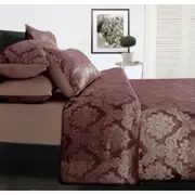 Alexa Magenta Quilt Cover Set Double