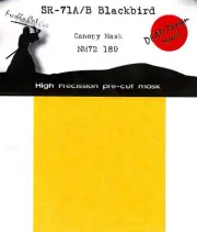 Dead Design 1/72 LOCKHEED SR-71A BLACKBIRD CANOPY PAINT MASK Italeri