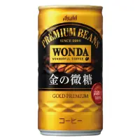 在飛比找家樂福線上購物網優惠-Asahi Wonda 金的微糖咖啡Can-182ml
