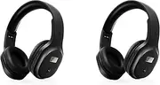 Binxind 2X Portable FM Radio Headphones Wireless Bluetooth Headset FM Radio for Jogging, Mowing, Cycling, FM Receiver