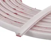 Weather Stripping Door Seal Strip, 6 Meters x 10mm x 8mm for 6-7mm Gap (White)