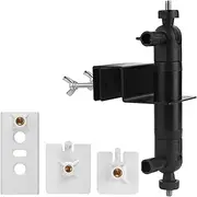 Rotate Camera Mount Easily Adjust Arlo Camera to Any Angle Just Clip Camera onto Gutter for EufyCam Stainless Steel, Black