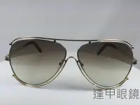 在飛比找Yahoo!奇摩拍賣優惠-『逢甲眼鏡』Chloé太陽眼鏡 全新正品  橢圓框 金屬細框