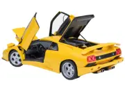 1997 Lamborghini Diablo SE30 Jota Superfly Yellow 1/18 Diecast Model Car Autoart