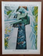 1966 Gino Severini "The Armored Train" Modern Artwork Photo Vintage Print Ad