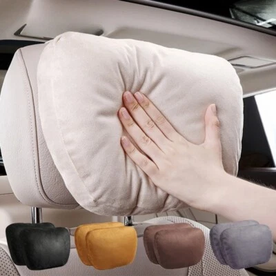 Car Headrest Neck Support Seat Universal Adjustable Car Pillow Neck Rest Cushion