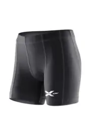 BARGAIN || 2XU Youth Compression 1/2 Shorts - Black/Black