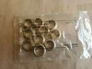 10 pcs Hafele 210.04.062 Lock Cylinder Rosette - Bezel Nickel
