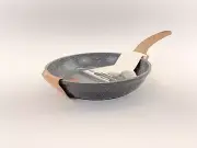 Natural Elements Woodstone 9.5" Induction Non-stick Frying Pan Skillet New Black