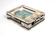 C4Labs Zebra Case for Raspberry Pi3B+, Pi 3, 2, B+ & 2B (Bamboo) w/ Power Cord