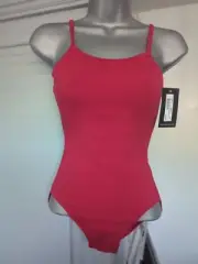 BLOCH WORLD SISSONE V BACK CAMISOLE LEO RED SIZE S