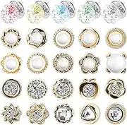 30PCS Shirt Brooch Buttons Modesty Pins Cover Up Brooch Pins Blouse Pins Safety Invisible Buttons Anti Exposure Fixed Brooche for Bags, T-Shirt, All Clothes, Hat Decoration