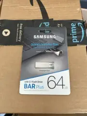 Samsung BAR Plus USB Flash drive 3.1 64 GBs Champagne Silver Tech Computer New