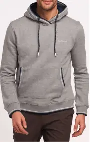 Ben Sherman NWT Mod Fleece Logo Hoodie Sz S