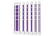 Antec Sleeved Extension PSU Cable Kit V2 - Purple/White [PSUSCW30-205-P/W]