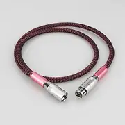 AES/EBU Digital Audio Cable Silver Balanced XLR Plug Preamplifier HiFi A10(1.5m)