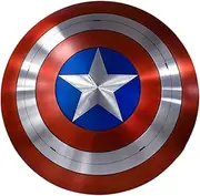 ANTIQUE HANDICRAFT HUB Captain Shield Unique Design Steel Shield Metal Cosplay and Roleplay Medieval Amrica Shield Christmas & Thanksgiving Gift