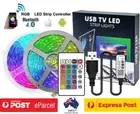New Led Strip Lights RGB 5v USB 300 2835 LED Phone Bluetooth + Remote Control