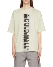 blurred logo-print T-shirt S,XL,L,M White