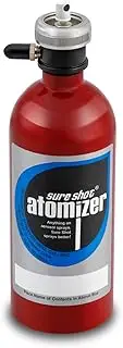 SURE SHOT Sprayer Aluminum Red Exterior - Model : B8000PL Container Size: 16 oz.
