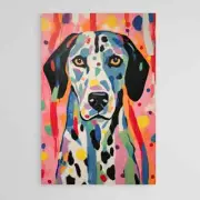 Dalmation Dog Painting poster Choose your Size
