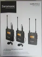 New! Saramonic UWMIC9TX9TX9RX9 2-Person Camera-Mount Wireless Microphone System