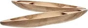 Cabilock 2Pcs Miniature Wooden Boat Models for Crafting and Decoration Unfinished Rustic Wood Design for Home Office and Decor and Elegant Display