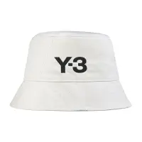 在飛比找momo購物網優惠-【Y-3 山本耀司】Y-3 BUCKET HAT黑字刺繡LO