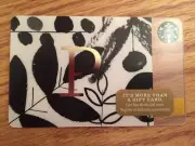 HTF Starbucks Alphabet Letter P Gift Card Never Swiped NO $ VALUE
