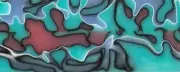 New Turquoise Moon BTW79KSM Acrylic (2 pc) Knife Scales 1/4" x 1 1/2" x 5"