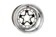 Weld Racing AlumaStar 2.0 15 x 8" Wheel Black Centre /Polished Outer Finish 5 x 4.75" Bolt Circle with 3" Backspace
