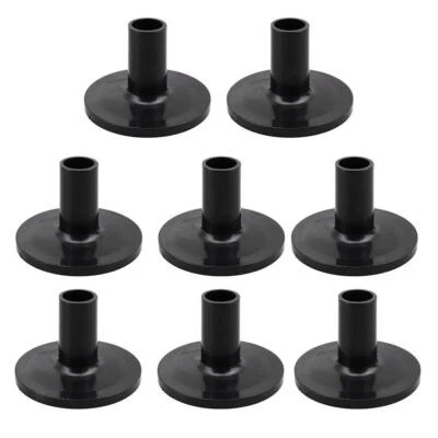 8pcs/set Cymbal Stand Sleeves with Flange Base for Drum Set Kit Replacement
