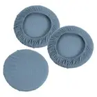 11" Bar Stool Covers, 3pcs Seat Cover for 11"-16" Chair, Sky Blue