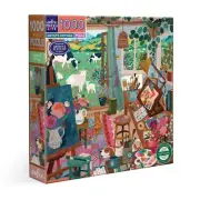 Artist's Cottage 1000 Piece Jigsaw Puzzle by eeboo