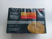 Mens Dove Bar Soap Antibacterial 3-In-1 Skin Defense Hydrating 4 Bars