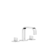 Dornbracht MEM Three-hole basin mixer w. pop-up waste Chrome 20705782-00