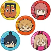 Chensawman Churu Chara Mini Can Badge Set of 5 [Denze, Pochita, Makima, Hayakawa Aki & Power]