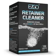 EZGO Retainer Cleaner Tablets, Denture Cleaning Tablets for Mouth Guard, Nigh...